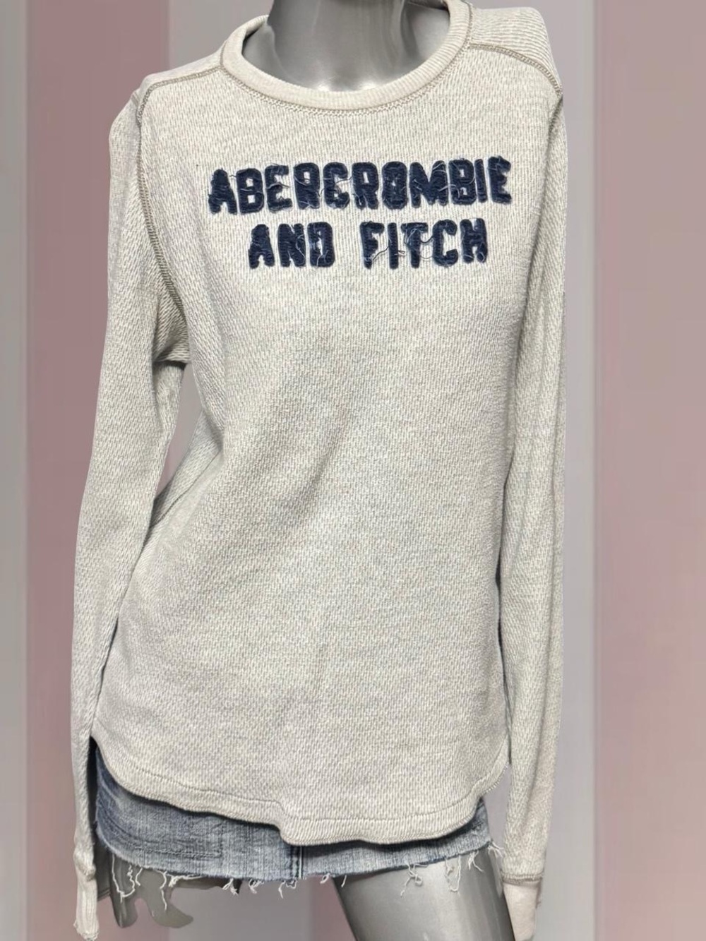 Abercrombie & Fitch Embroidered Long Sleeve